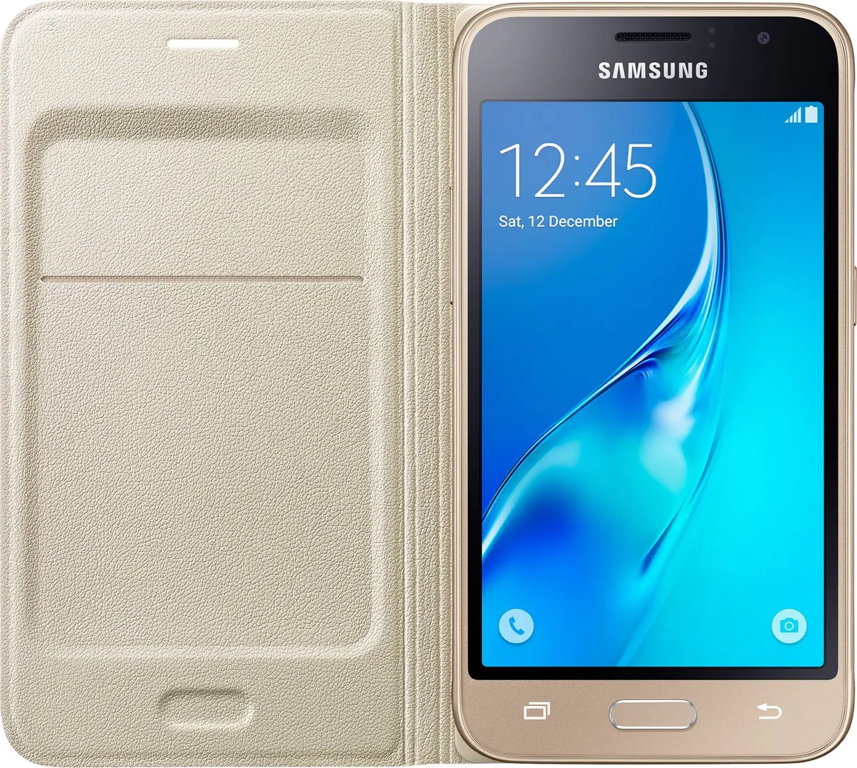 Samsung J1 2016 EF-WJ120PF Hoesje - Goud