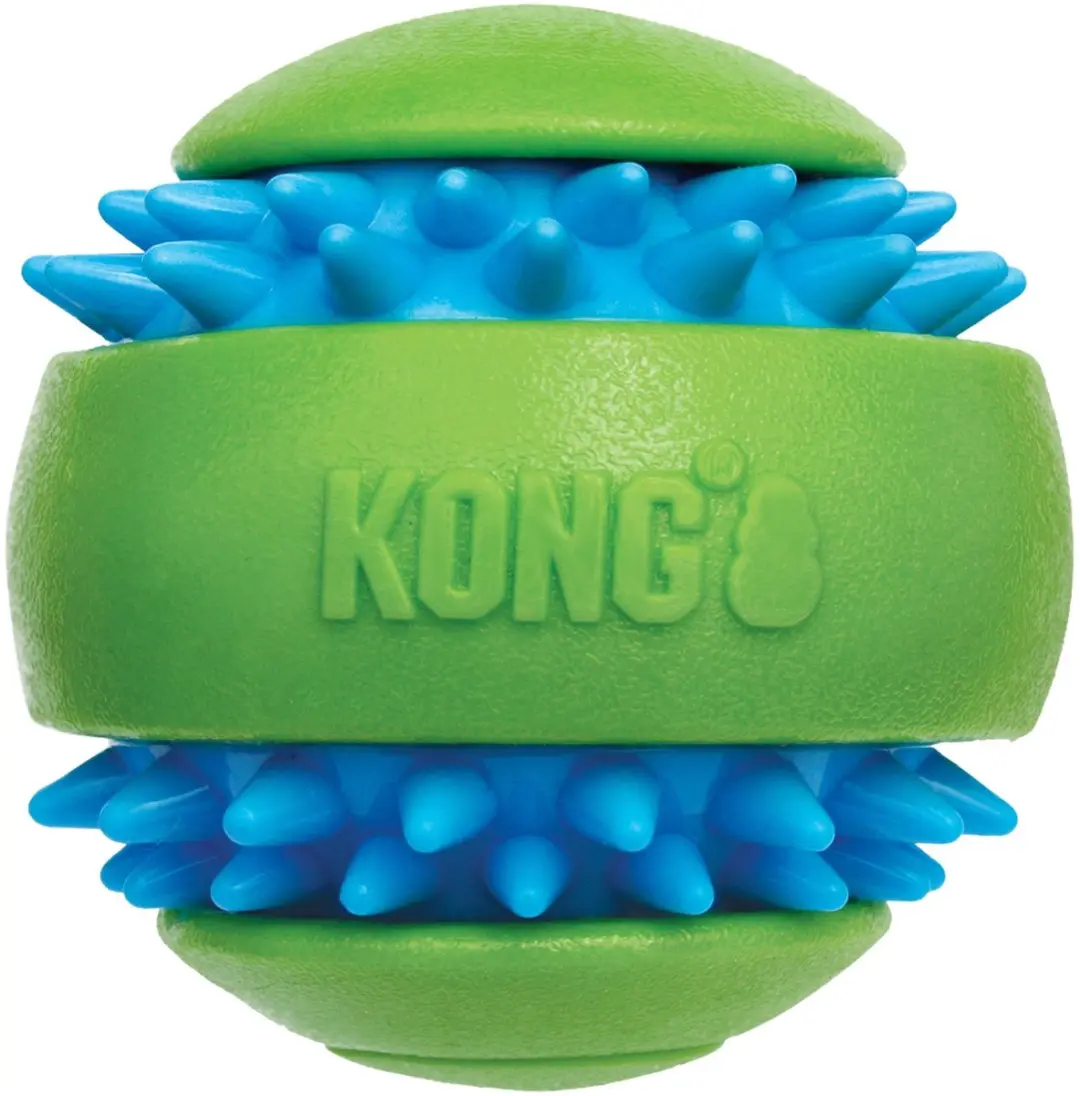 KONG Squeezz Goomz Bal - S - Groen/Blauw