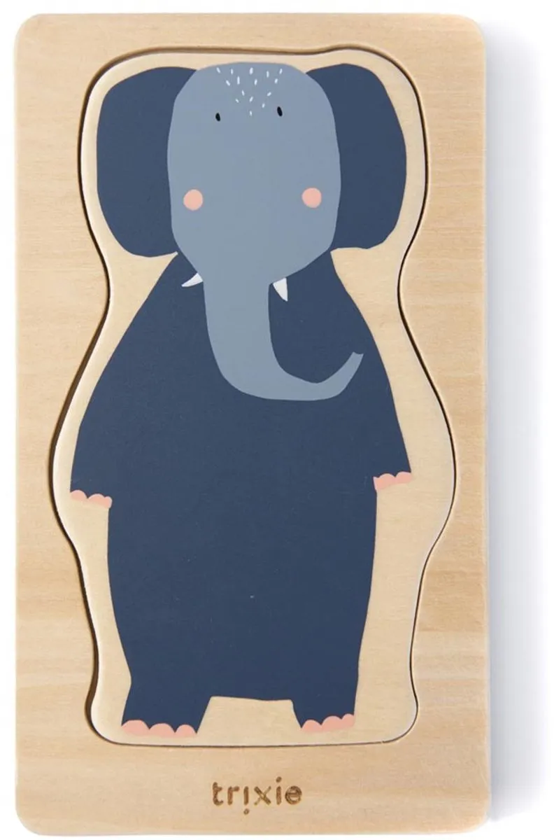 Trixie Houten Dierenpuzzel 4-laags
