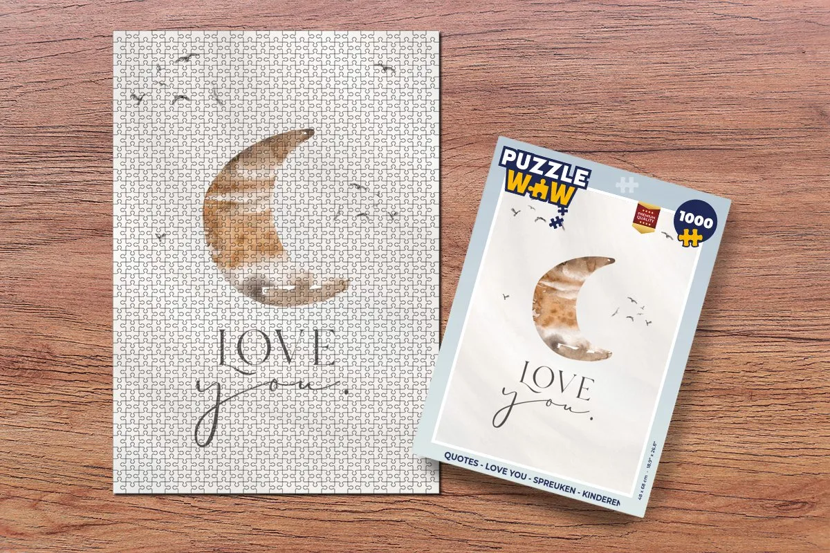 PuzzleWow Quotes 1000 Puzzel - Multicolor