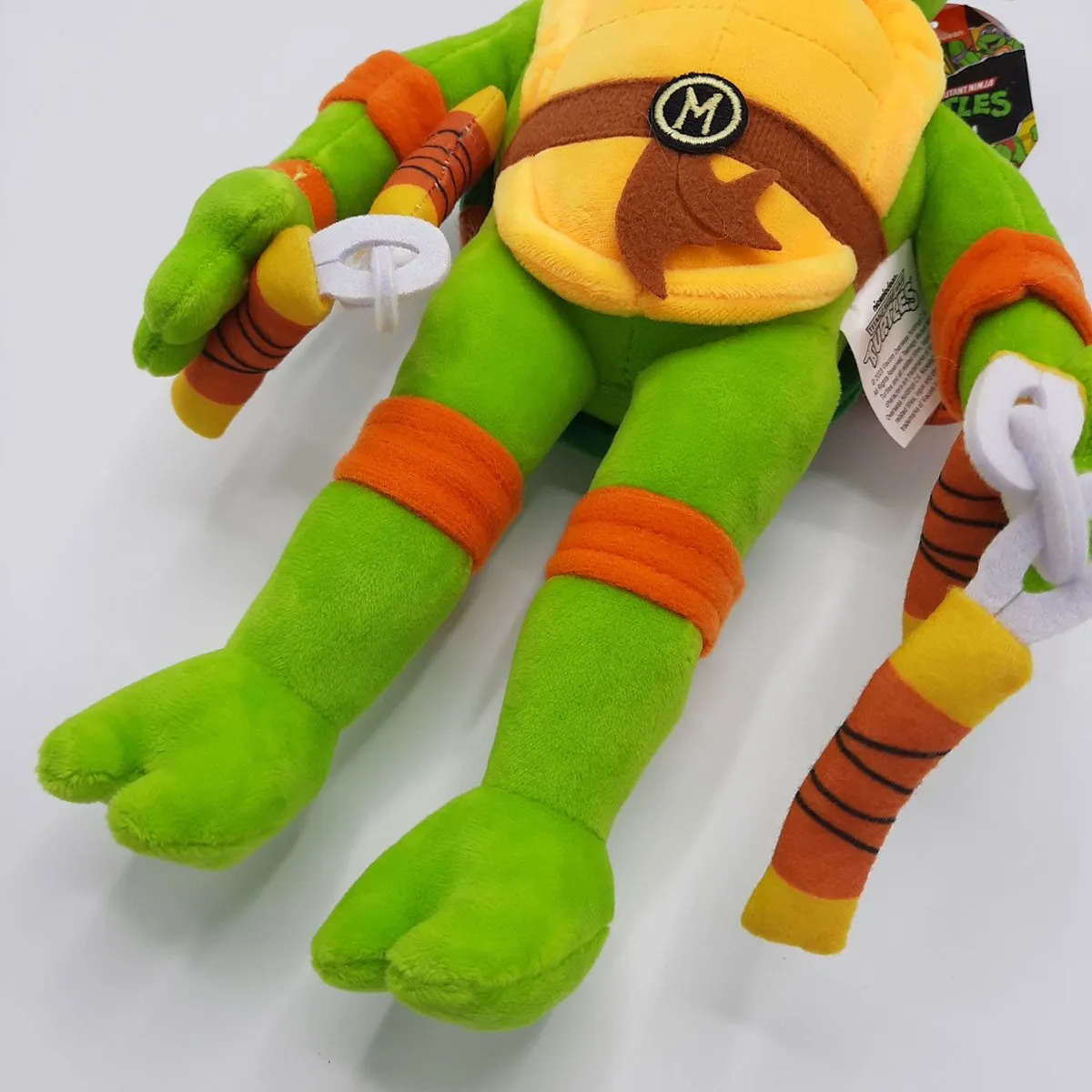 Nickelodeon Teenage Mutant Ninja Turtles Michelangelo Pluche Knuffel 32cm
