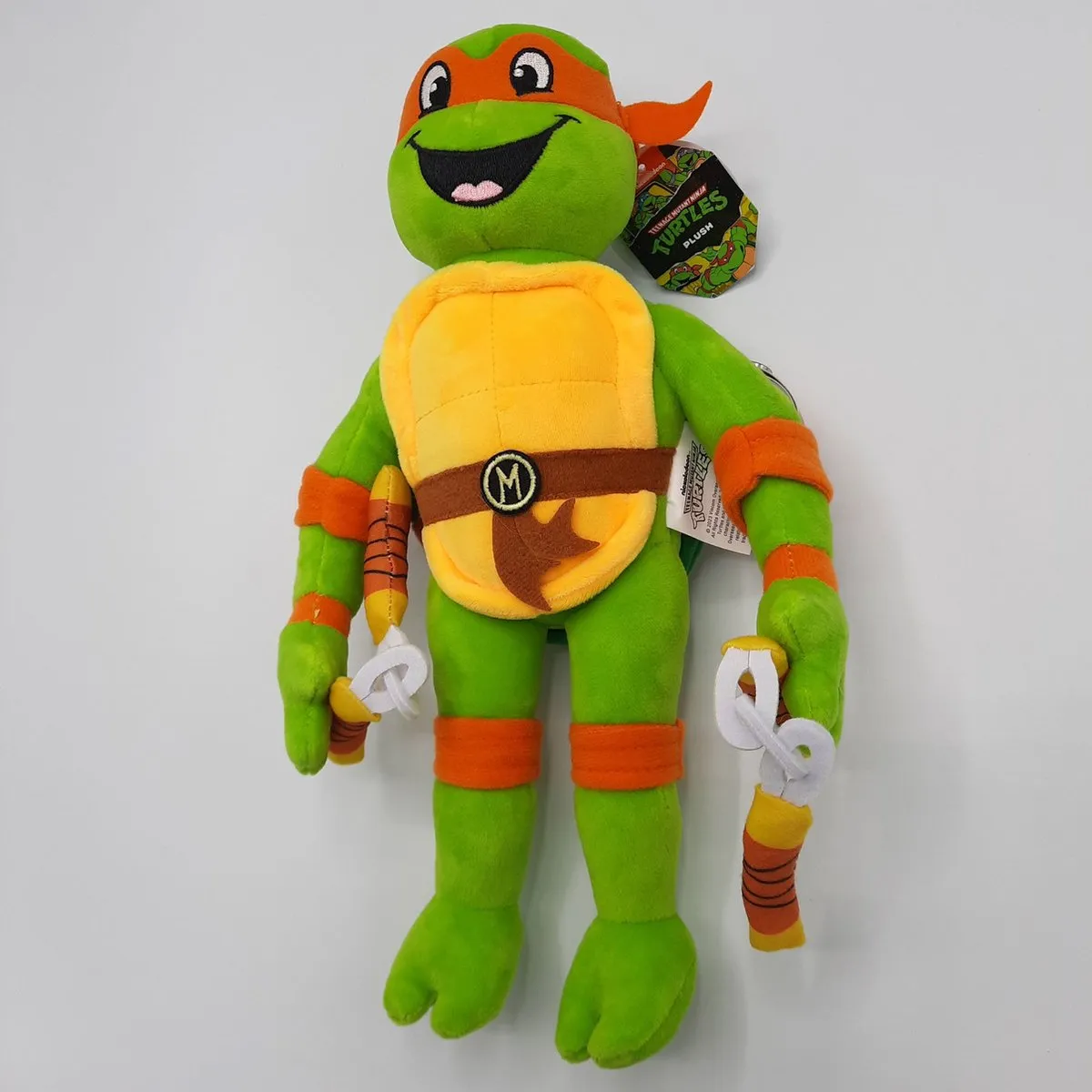 Nickelodeon Teenage Mutant Ninja Turtles Michelangelo Pluche Knuffel 32cm