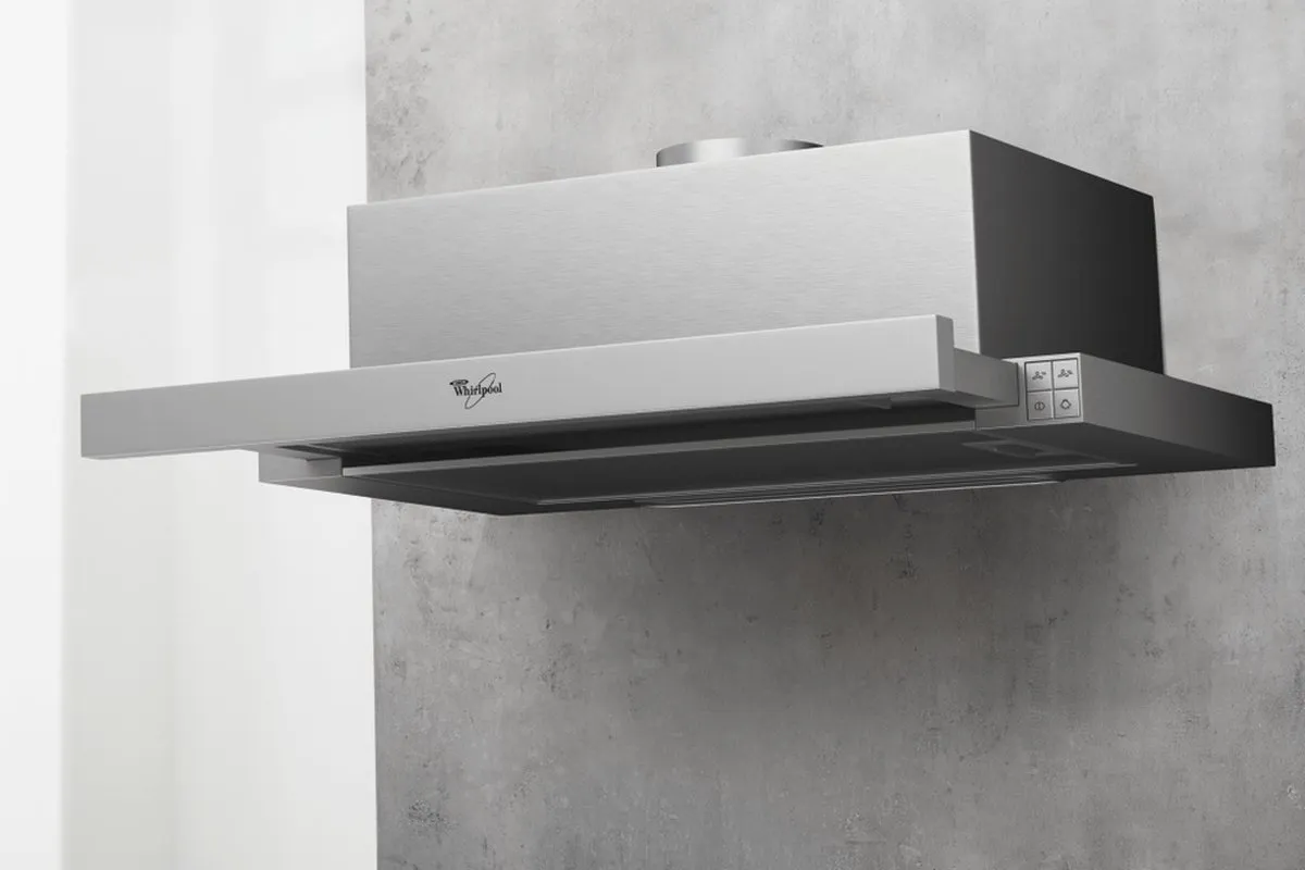 Whirlpool AKR 749/1 IX Vlakscherm Afzuigkap - 304 m³/u