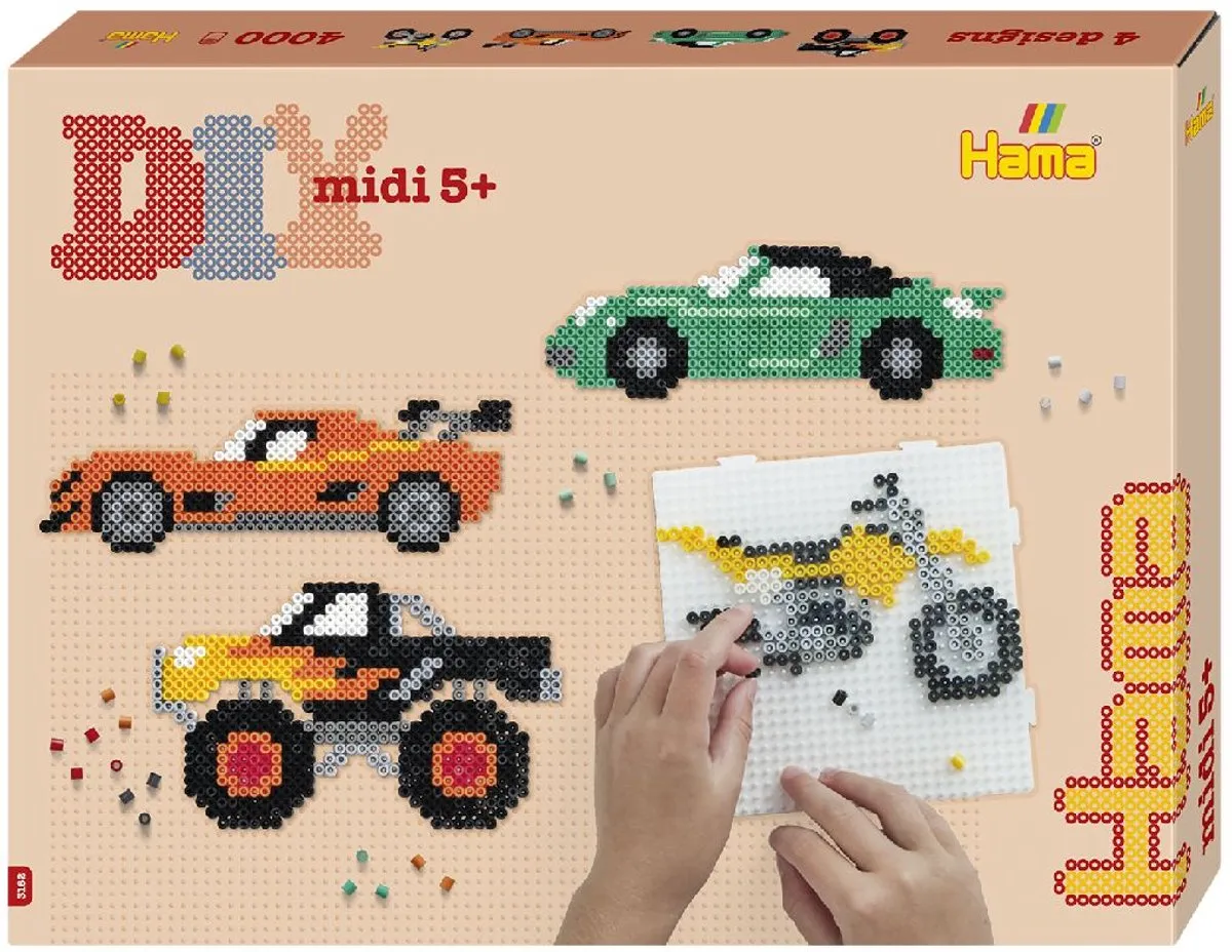 Hama Strijkkralen Voertuigen 4000 Delig