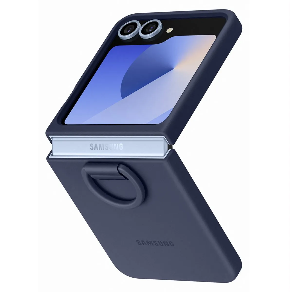 Samsung Galaxy Z Flip6 Silicone Hoesje Navy Blauw EF-PF741TNEGWW