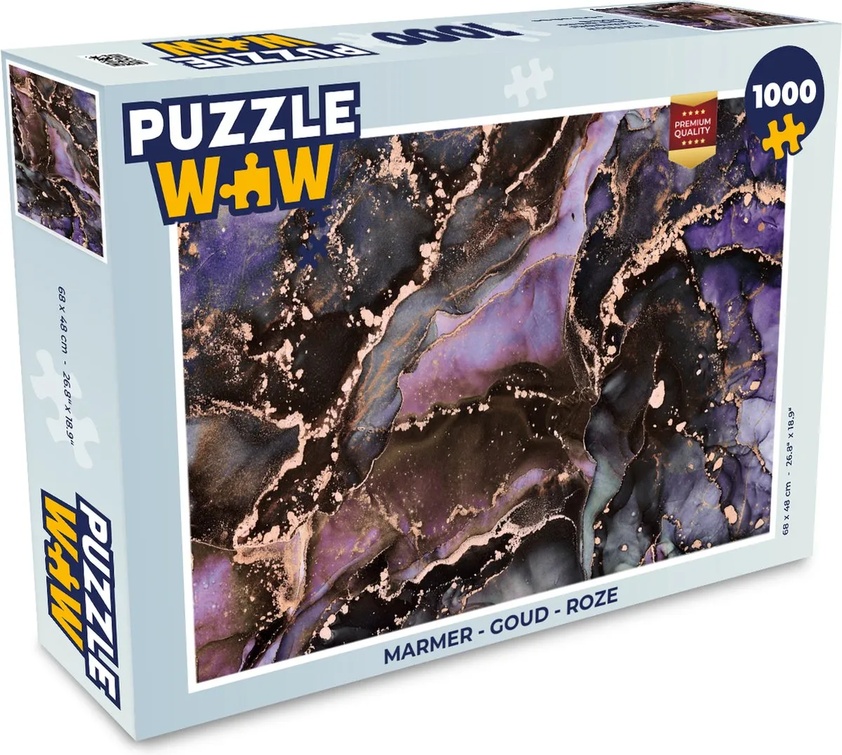 PuzzleWow Marmer Legpuzzel 1000 Stuks