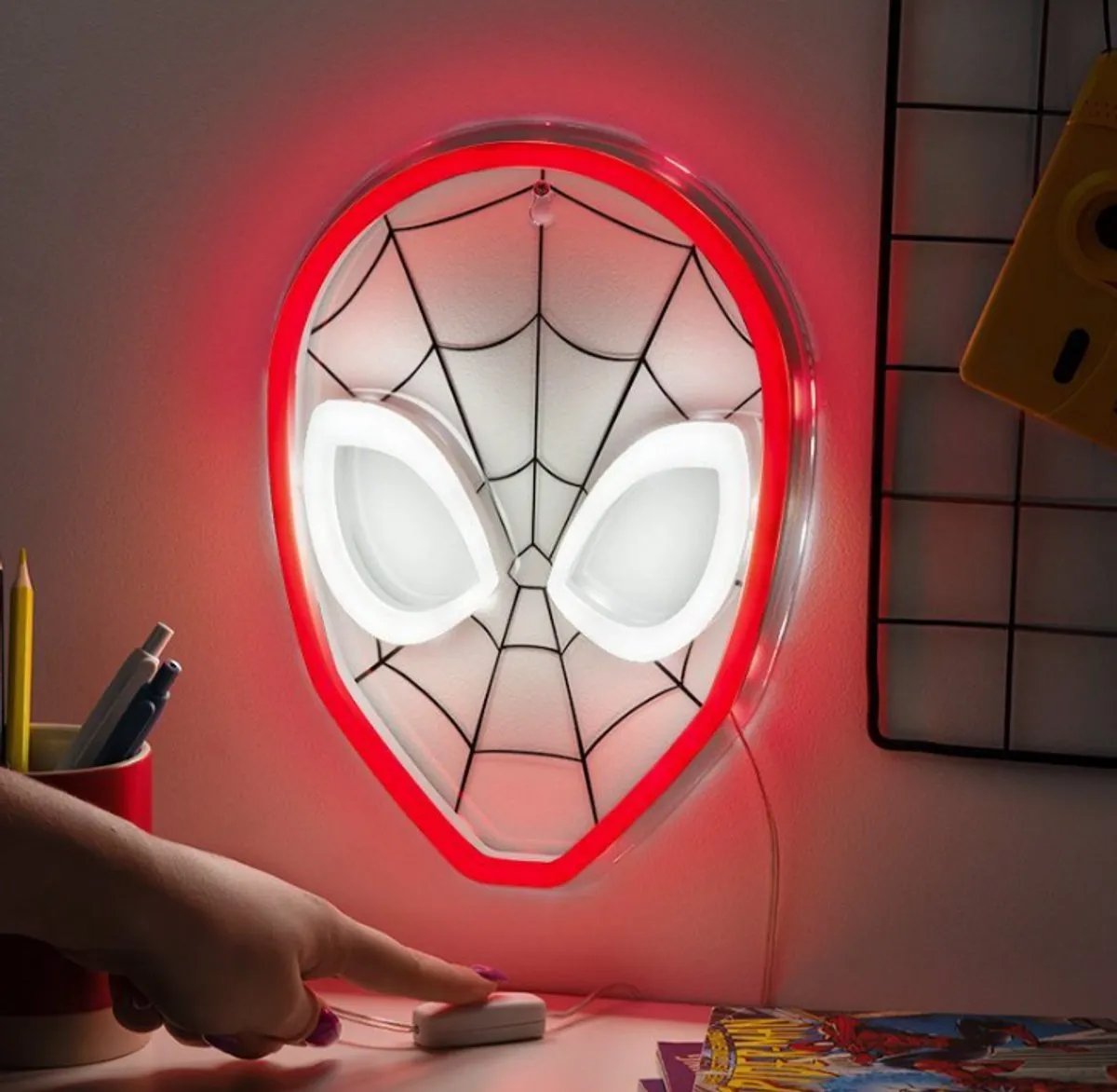 Marvel Spider-Man LED Neon Wandlamp - 15W Wit
