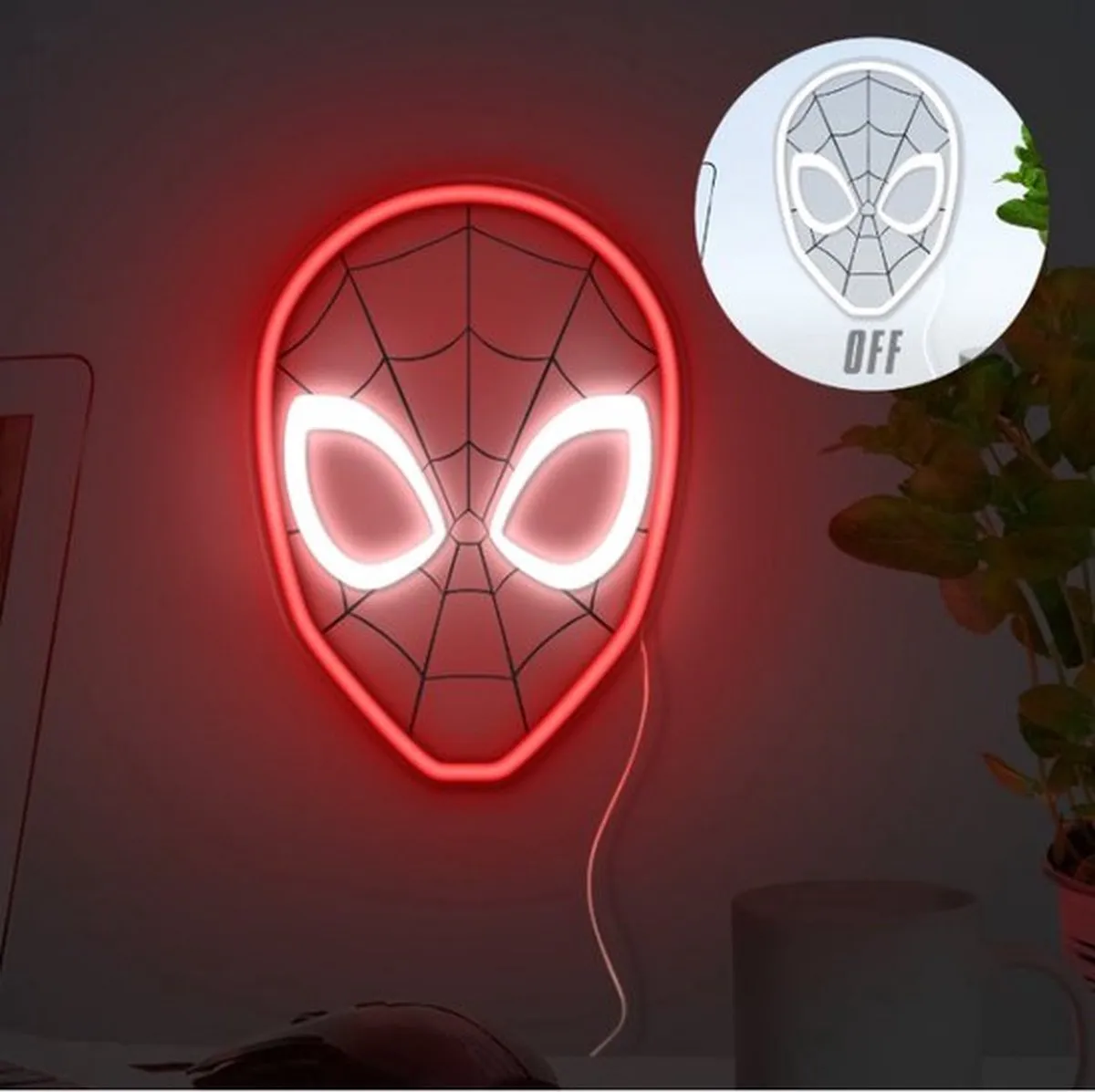 Marvel Spider-Man LED Neon Wandlamp - 15W Wit