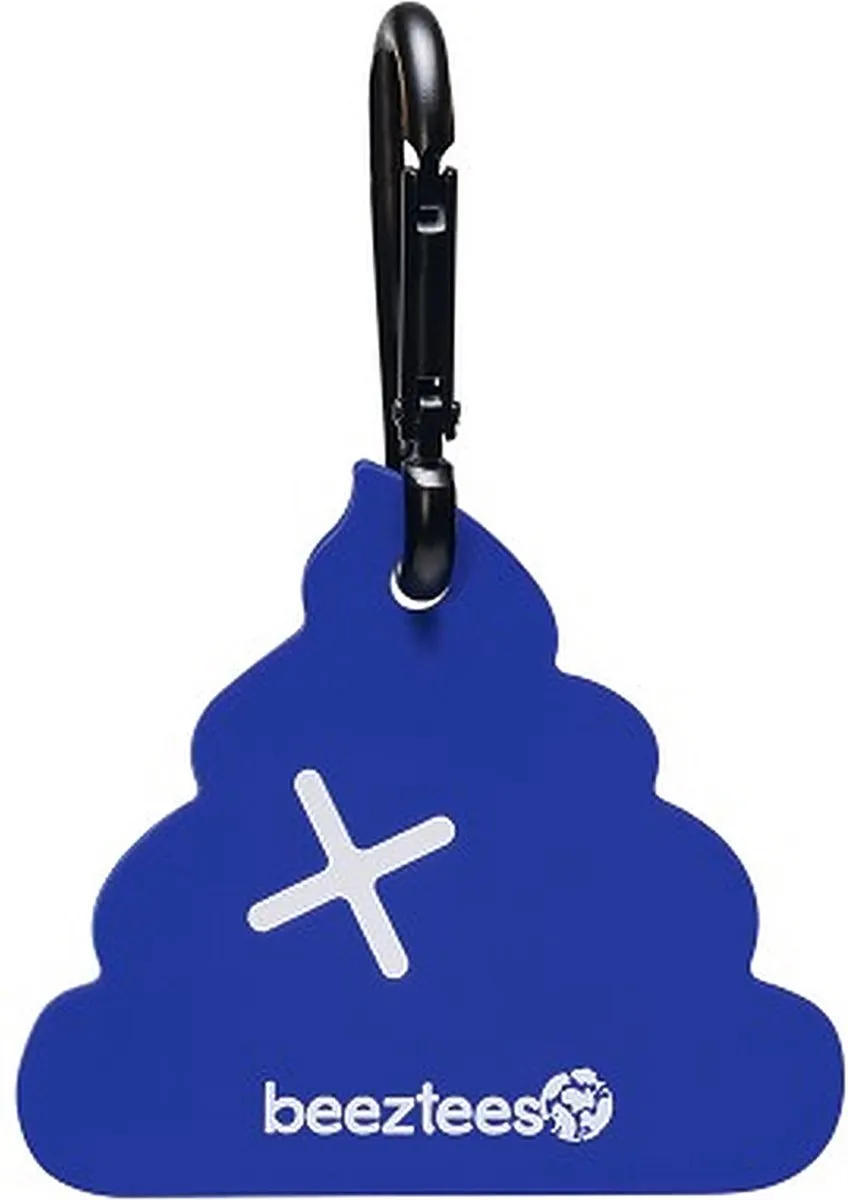 Beeztees Samy Poepzakhouder - Silicone Blauw