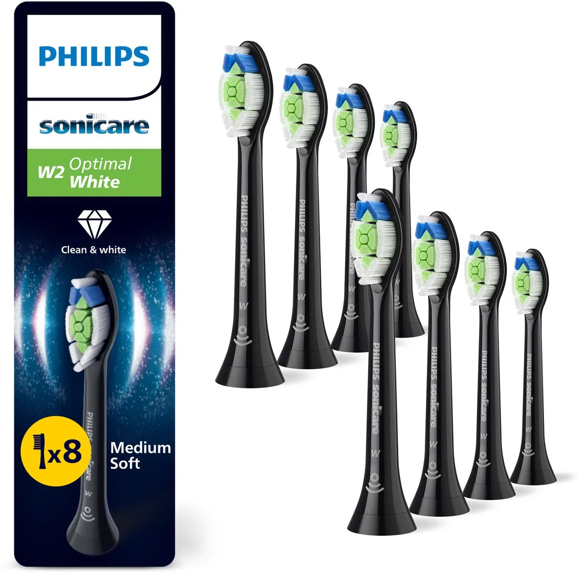 Philips Sonicare W2 Optimal White HX6068/88 Opzetborstels