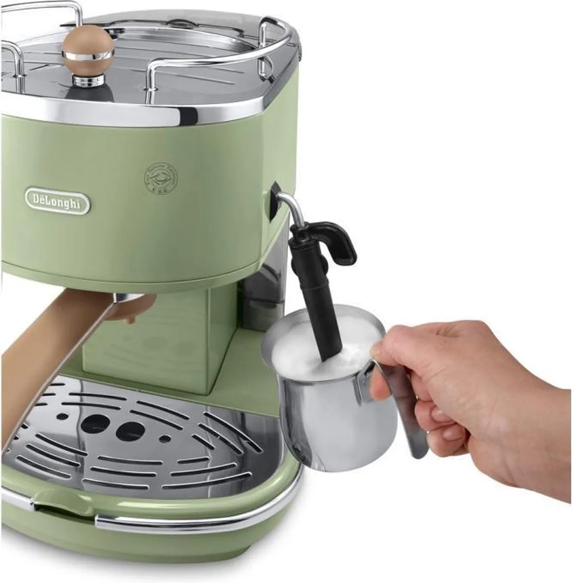 De'Longhi Icona Vintage ECOV311.GR Espressomachine - Limegroen