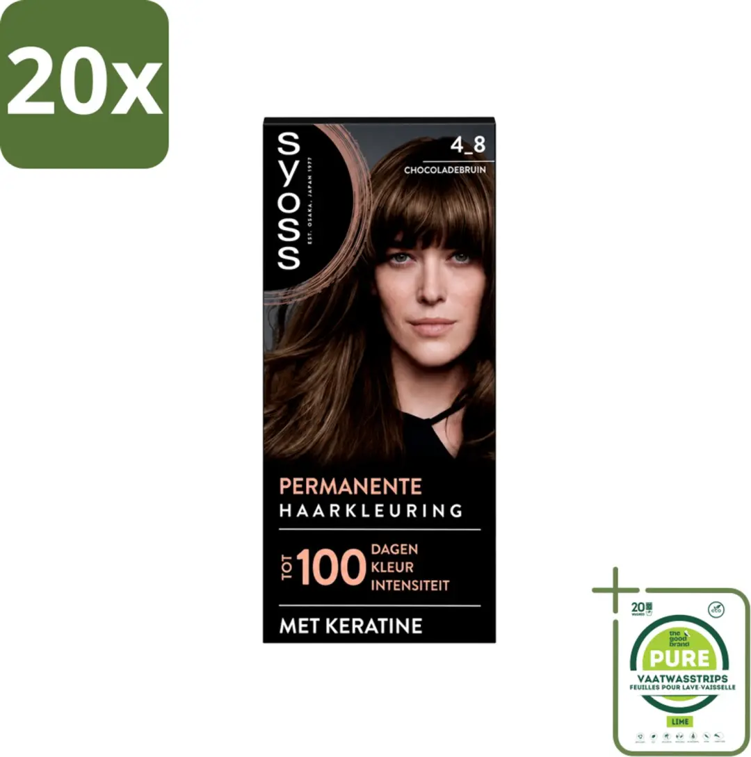 20 x SYOSS Permanent Coloration 4-8