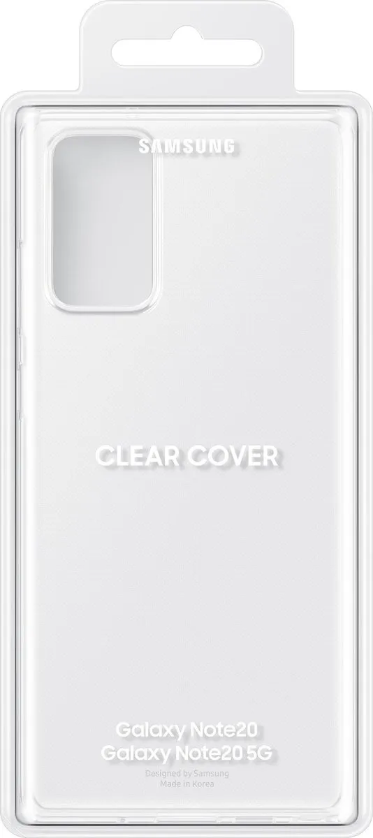Samsung Clear Hoesje Galaxy Note 20 - EF-QN980TTEGEU - Transparant