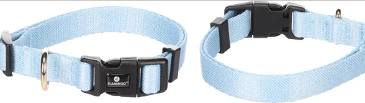 Flamingo Noekie Hondhalsband Blauw S