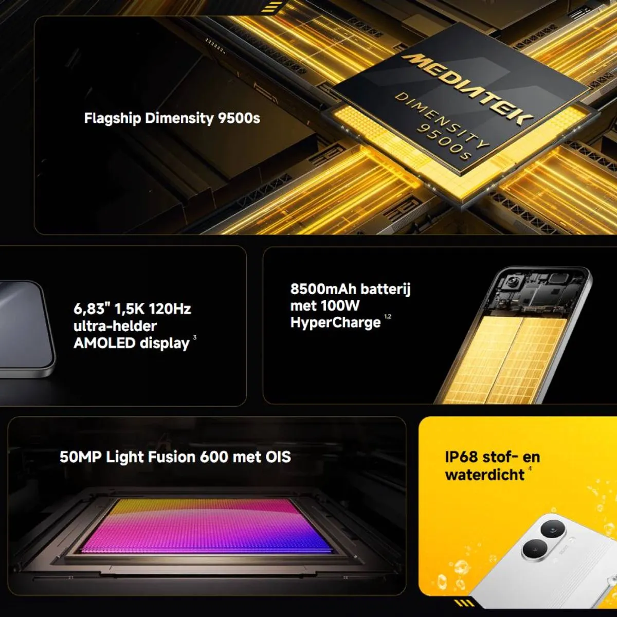 Xiaomi POCO X8 Pro Max 256GB - 8500mAh Zwart - afbeelding 6 van 6