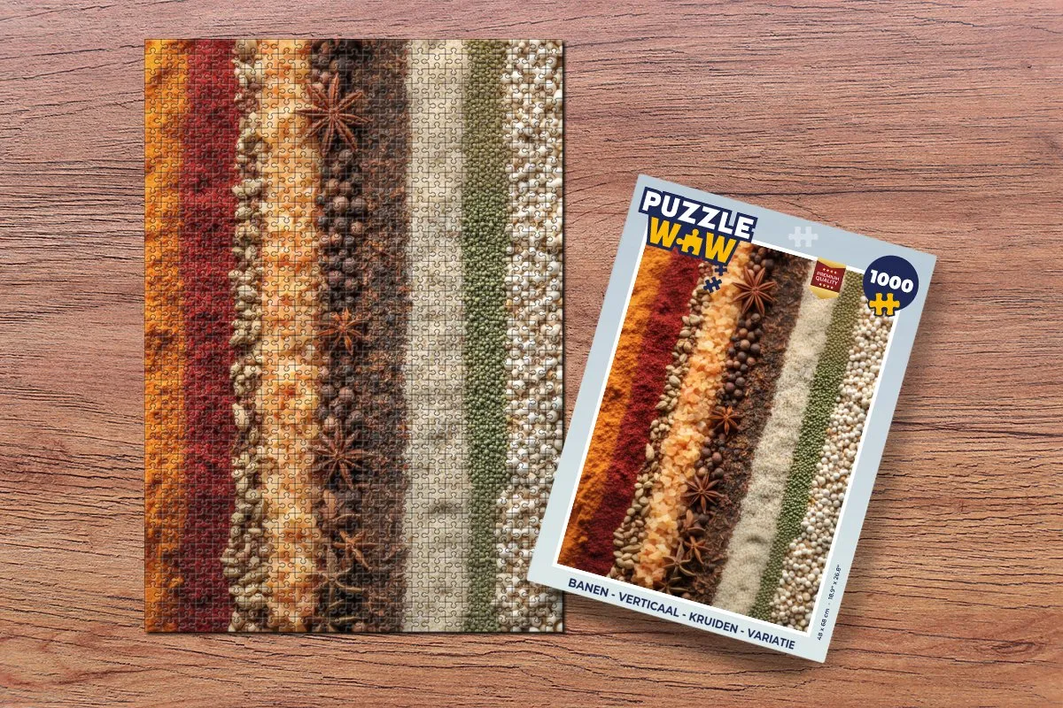 PuzzleWow Kruiden Verticaal Legpuzzel 1000 Stuks - MPN 8721374593296