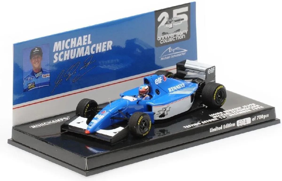 Formule 1 Ligier Renault JS39B Schumacher Minichamps 1:43 - 517 944399