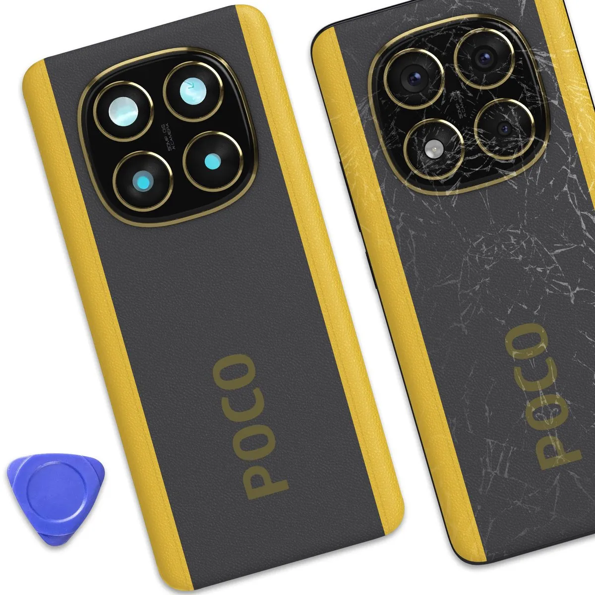 Xiaomi Poco X7 Batterijkap - Achterkant - Zwart
