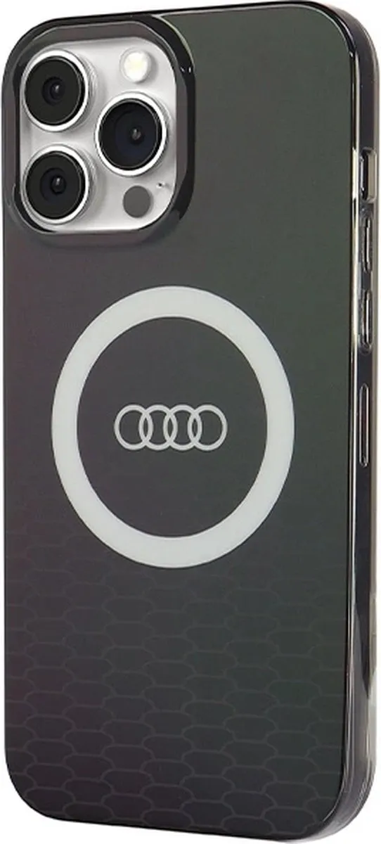 Audi IML Big Logo Back Case - iPhone 13 Pro Max - Zwart