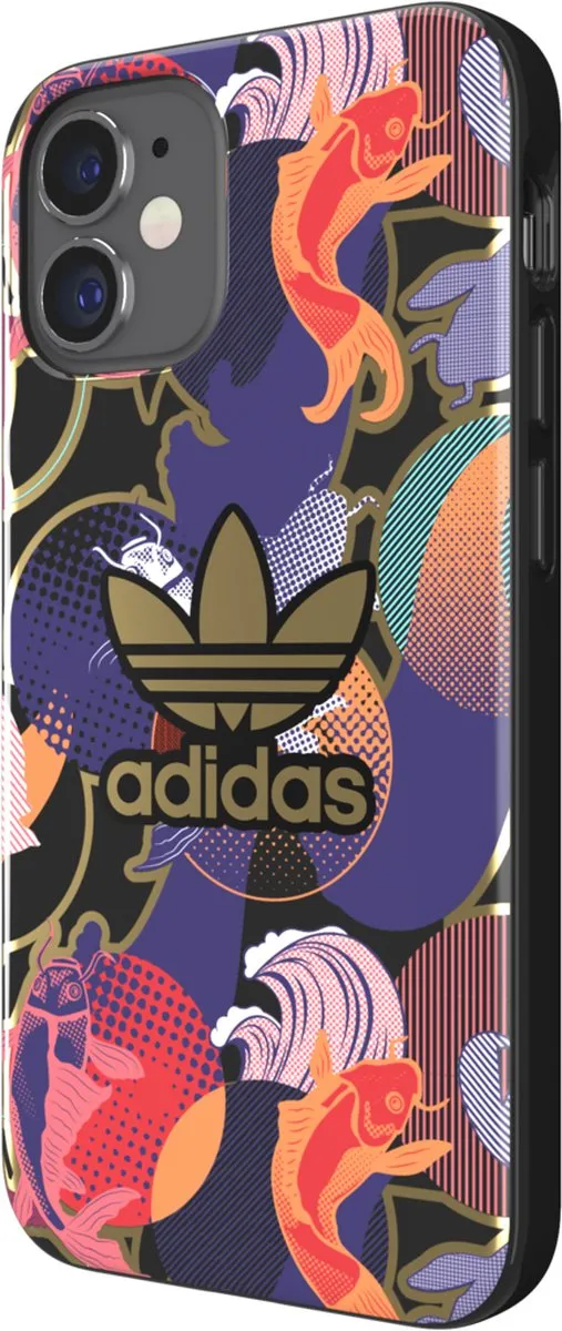 Adidas Snap Case AOP CNY TPU Hoesje iPhone 12 Mini - Multi