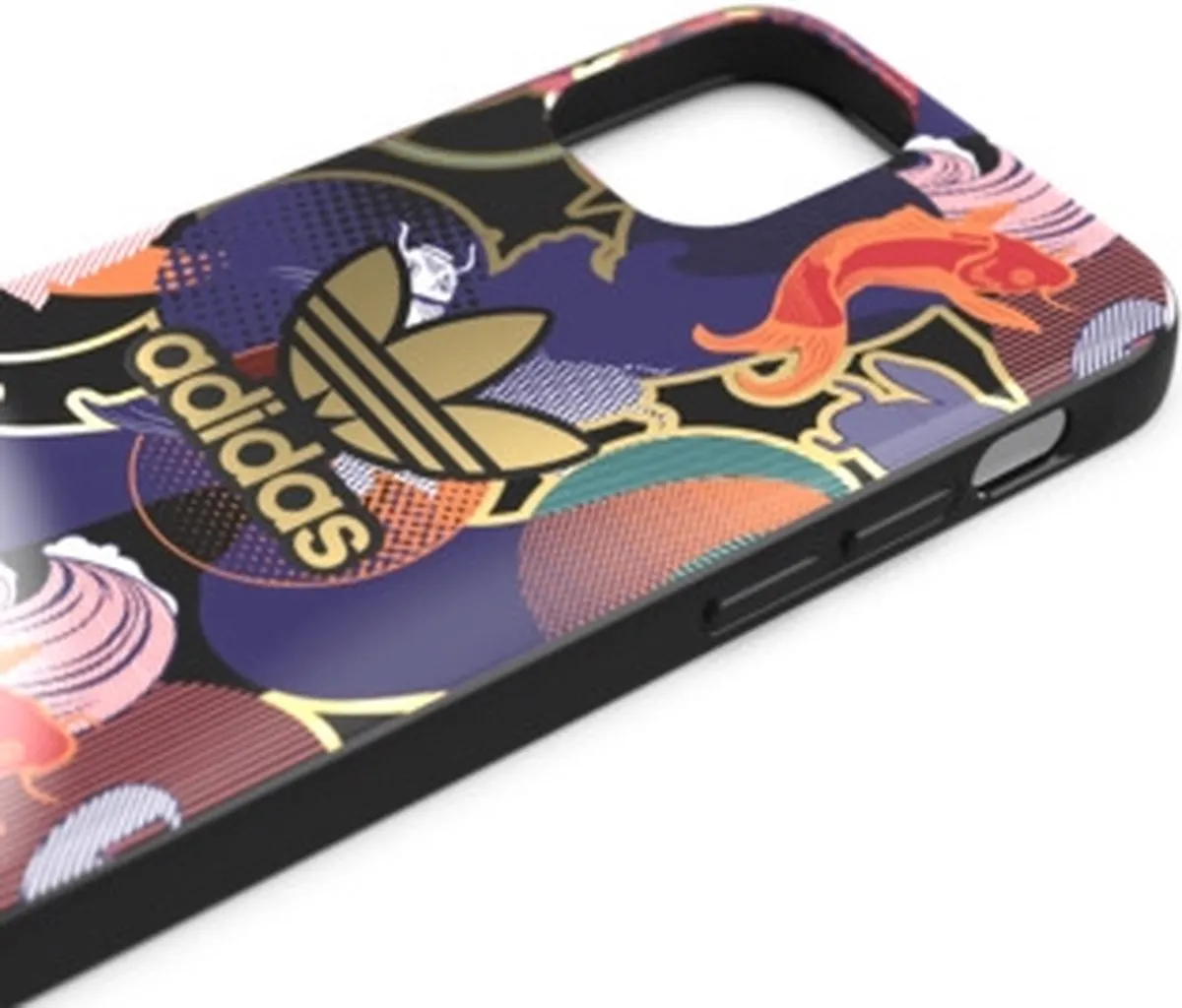 Adidas Snap Case AOP CNY TPU Hoesje iPhone 12 Mini - Multi