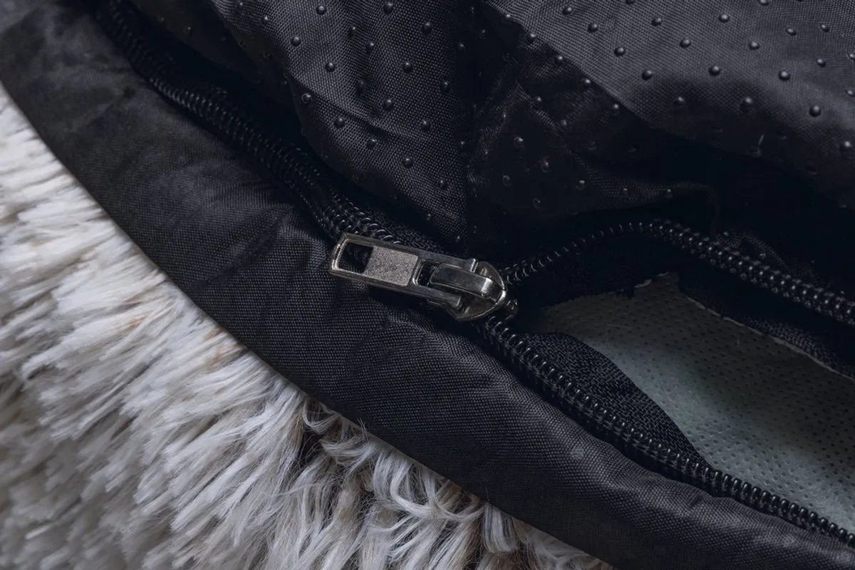 Beeztees Siba - Orthopedische Hondenmand - Pluche - Beige - 60x60x25 cm