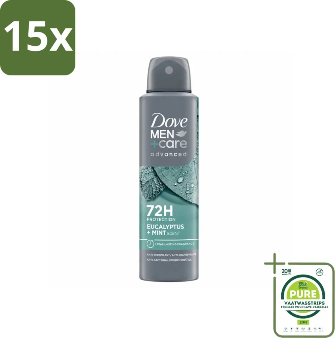15 x Dove Men+Care Deodorant Spray