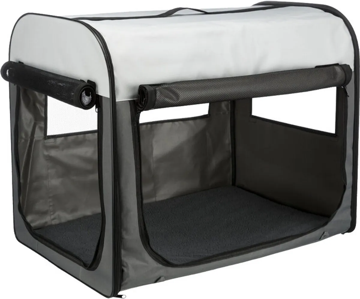 Trixie Reismand Grijs - 47x32x32cm - afbeelding 6 van 6