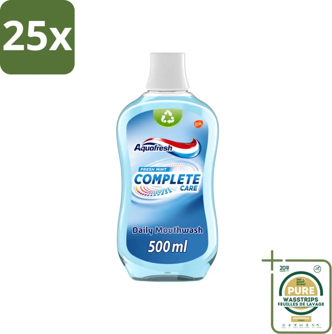 25 x Aquafresh Complete Care Mondwater