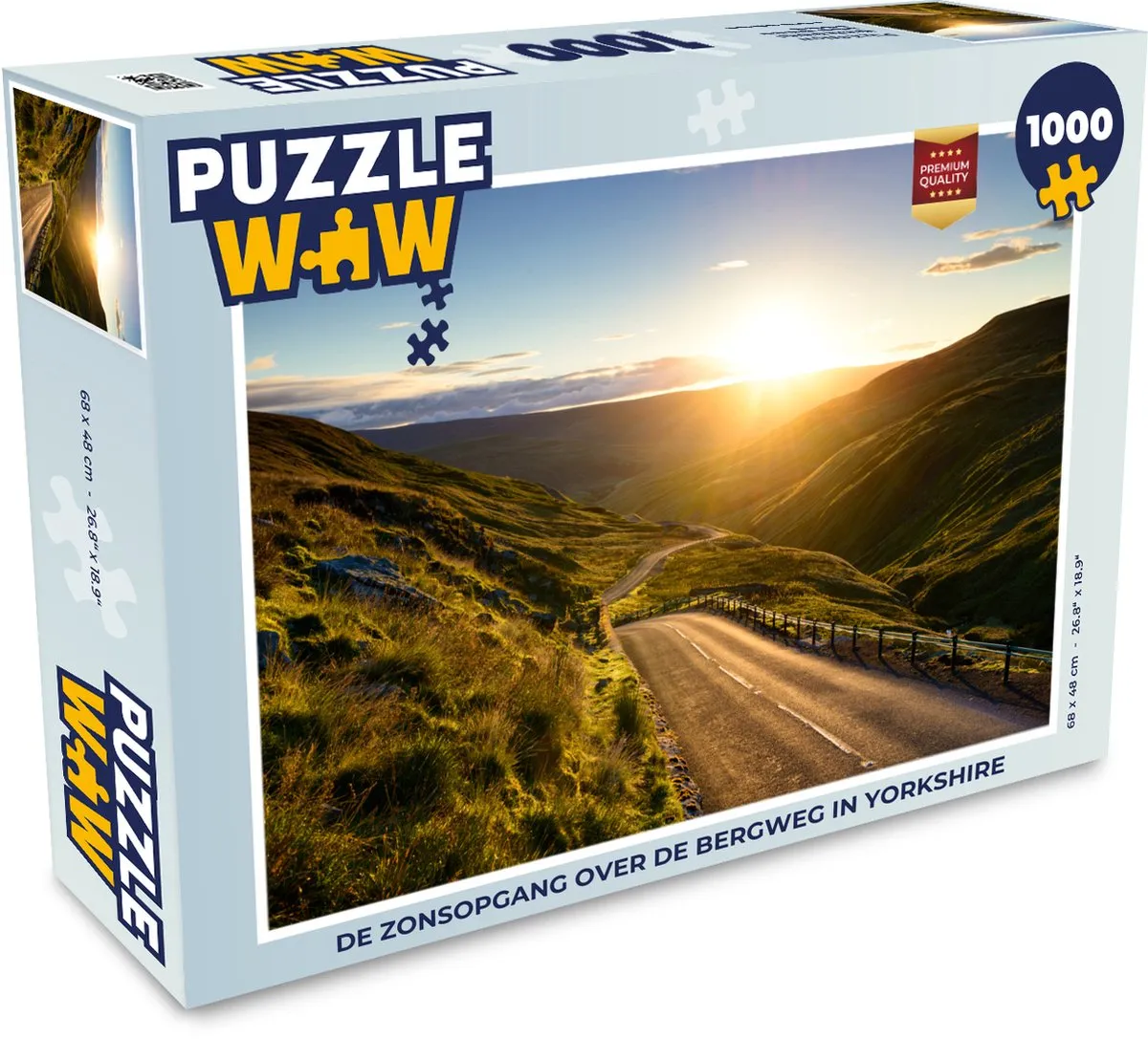 PuzzleWow Yorkshire Legpuzzel 1000 Stuks