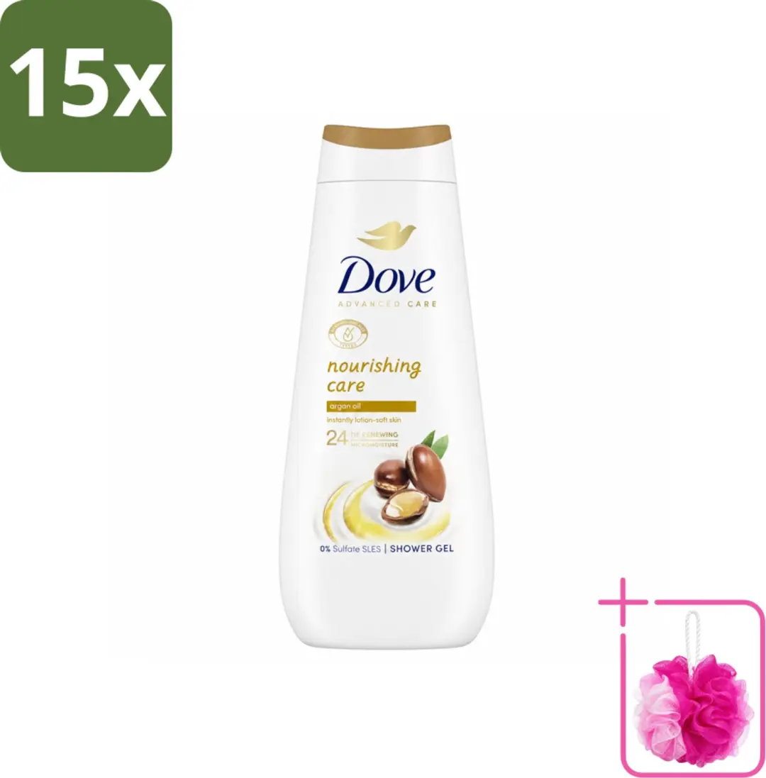 15 x Dove Douchecrème