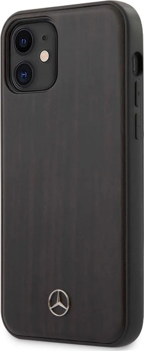 Mercedes-Benz iPhone 12 Mini Hoesje - Hout-look Rozenhout