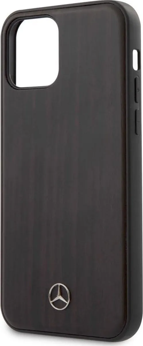 Mercedes-Benz iPhone 12 Mini Hoesje - Hout-look Rozenhout