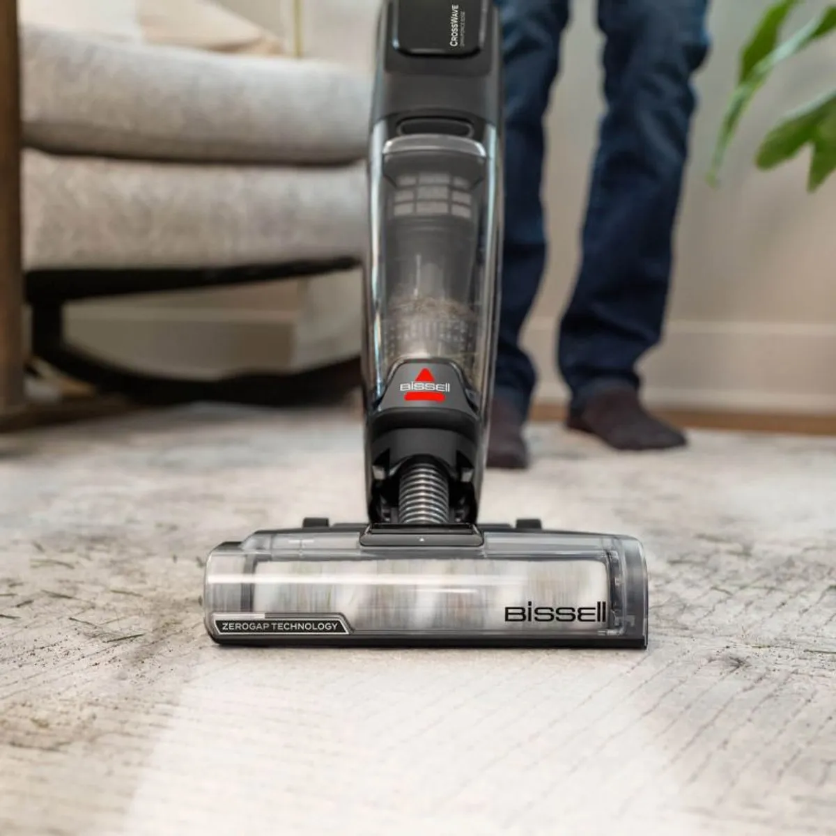 Bissell CrossWave OmniForce Edge Pro+ B4 Verticale Stofzuiger - 22 Airwatts - Zwart