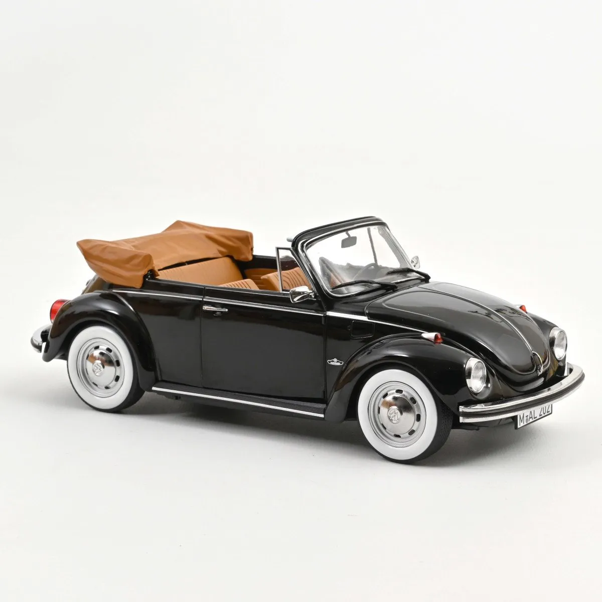 Volkswagen Norev Kever 1303 Cabriolet 1:18 - Zwart
