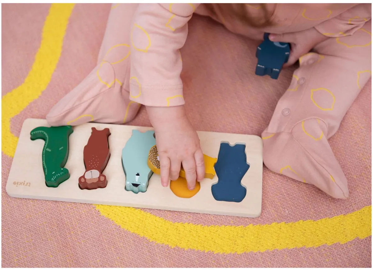 Trixie Houten Vormenpuzzel 5-delig - Multi