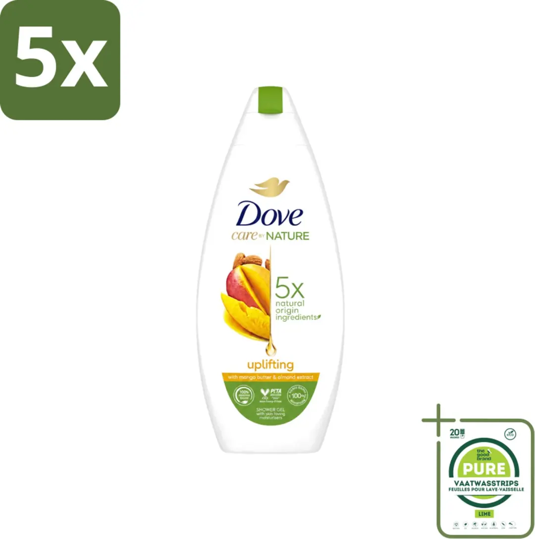 5 x Dove Care By Nature