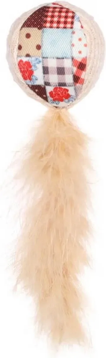 Flamingo Vinta Bal +veer Kattenspeelgoed - Beige