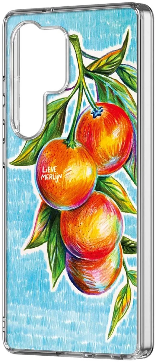 Samsung Lieve Merlijn Mandarin Hybrid Hoesje S25 Ultra - Blauw