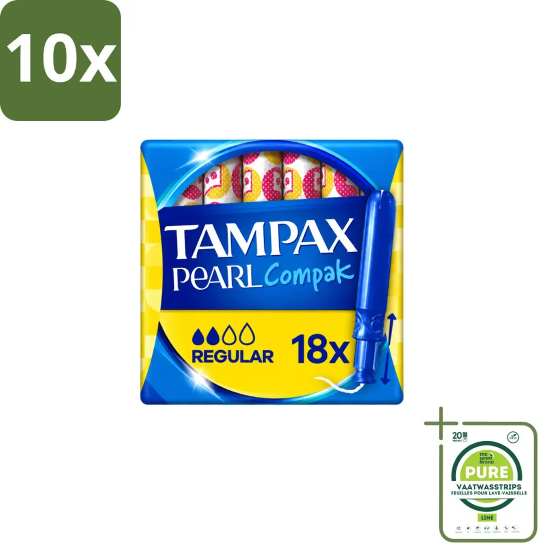 10 x Tampax Pearl Compak