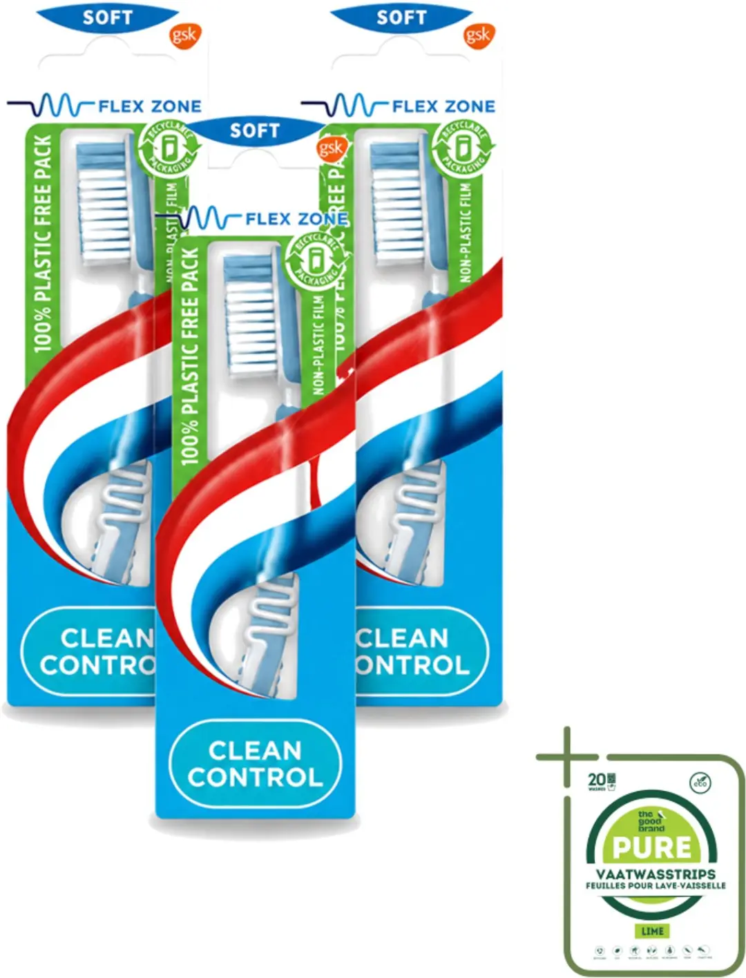 3 x Aquafresh