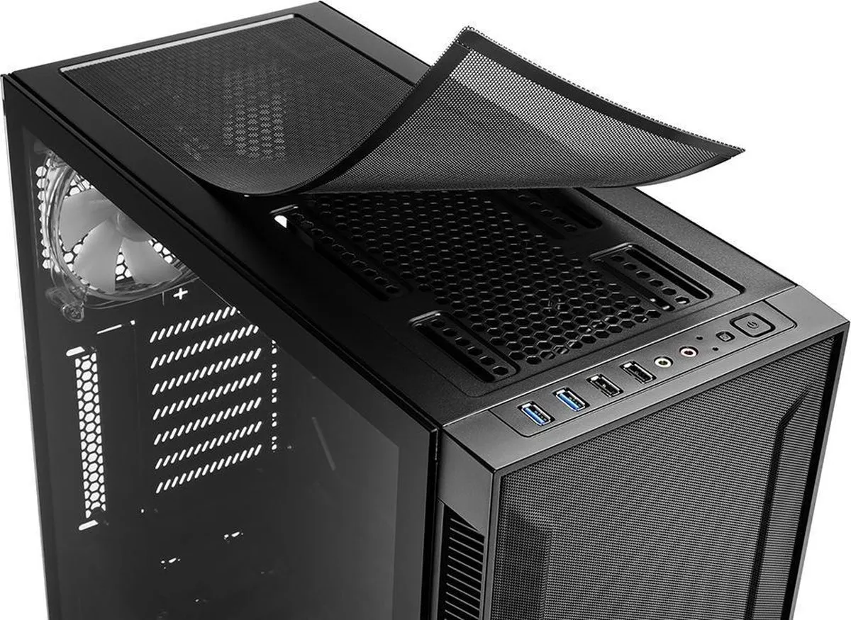 Sharkoon 4044951032136 ATX Semi-tower - 4x 2.5" / 3x 3.5" - Zwart
