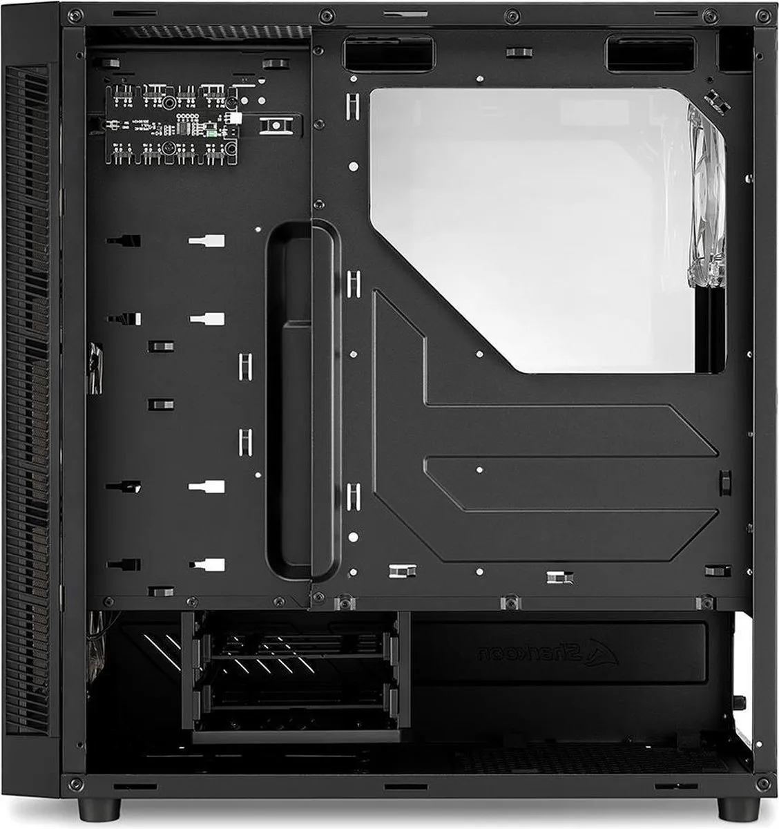 Sharkoon 4044951032136 ATX Semi-tower - 4x 2.5" / 3x 3.5" - Zwart