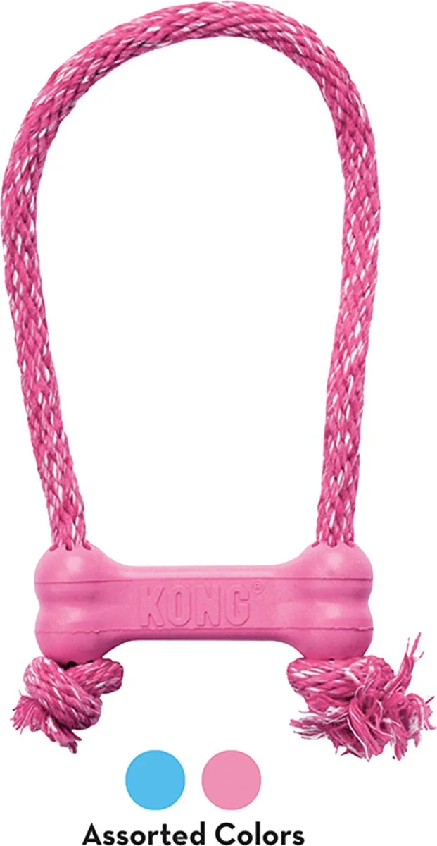 KONG Puppy Goodie Bone S - Blauw/Roze - afbeelding 6 van 6