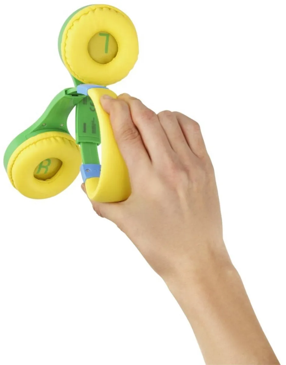 Hama Kids Guard Kinderkoptelefoon - Volumebegrenzing - Groen/Geel - afbeelding 6 van 6