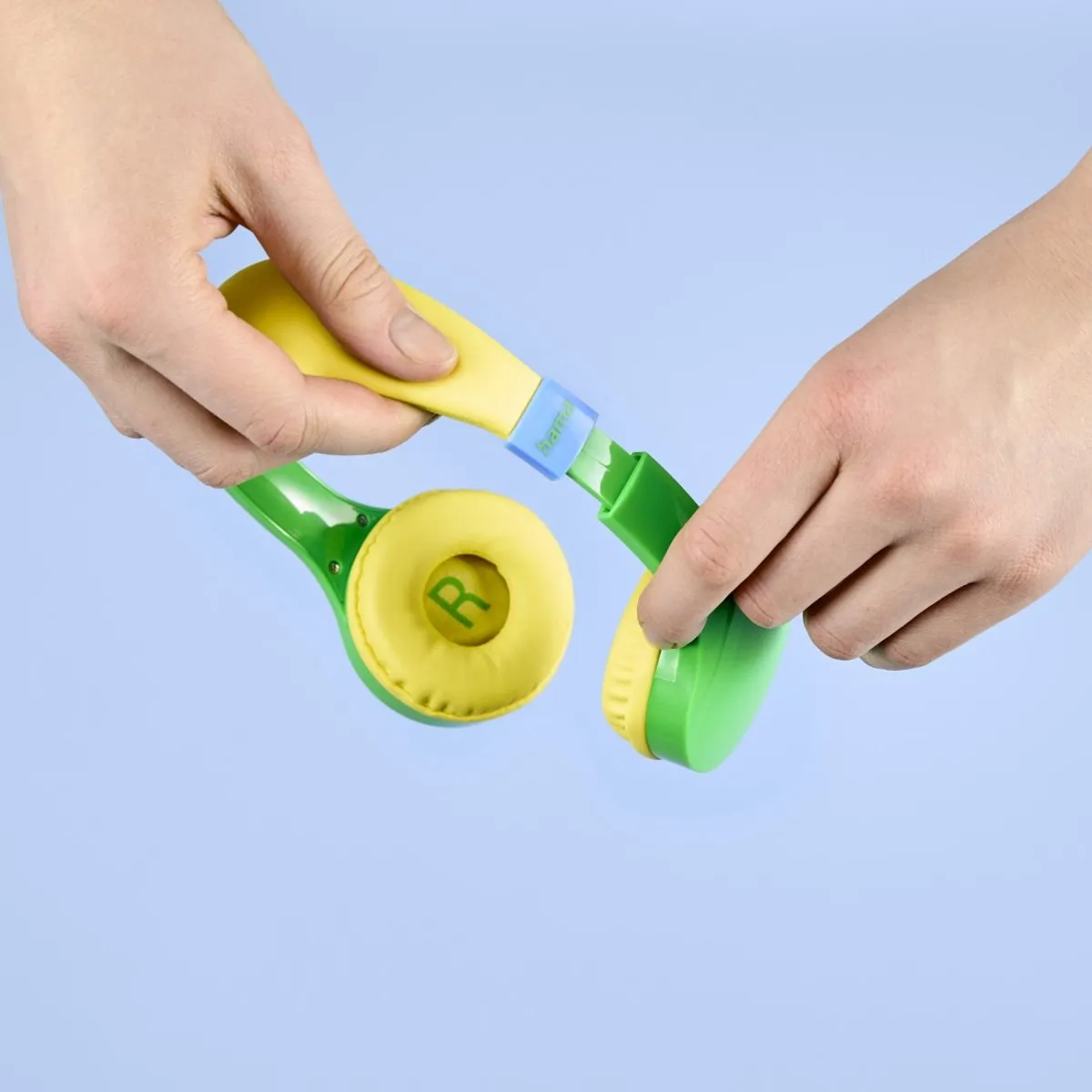 Hama Kids Guard Kinderkoptelefoon - Volumebegrenzing - Groen/Geel