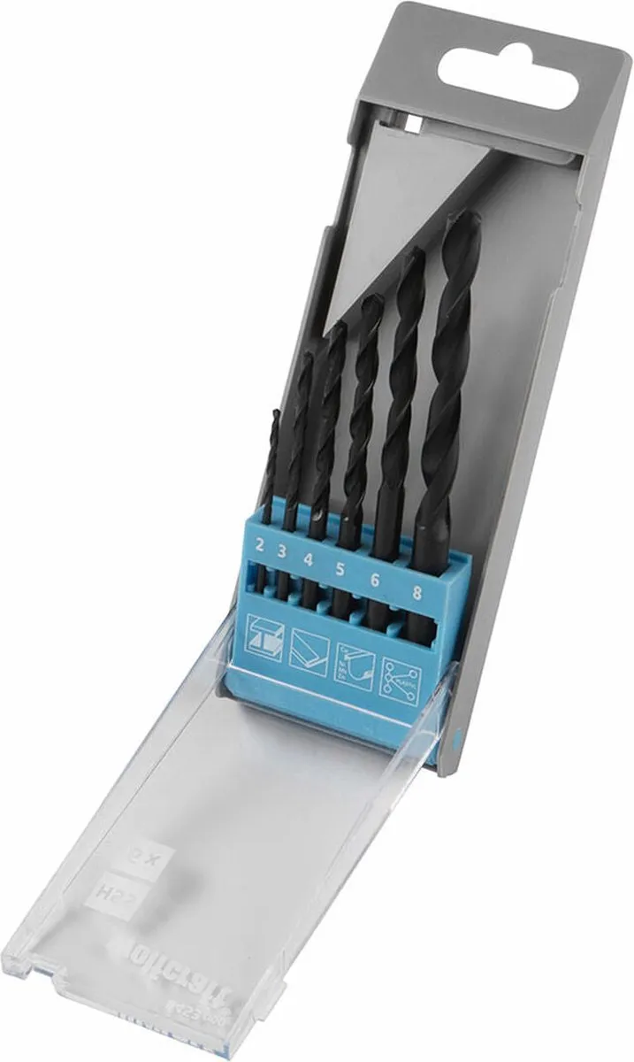 Wolfcraft Metaalboorset HSS Ø 2