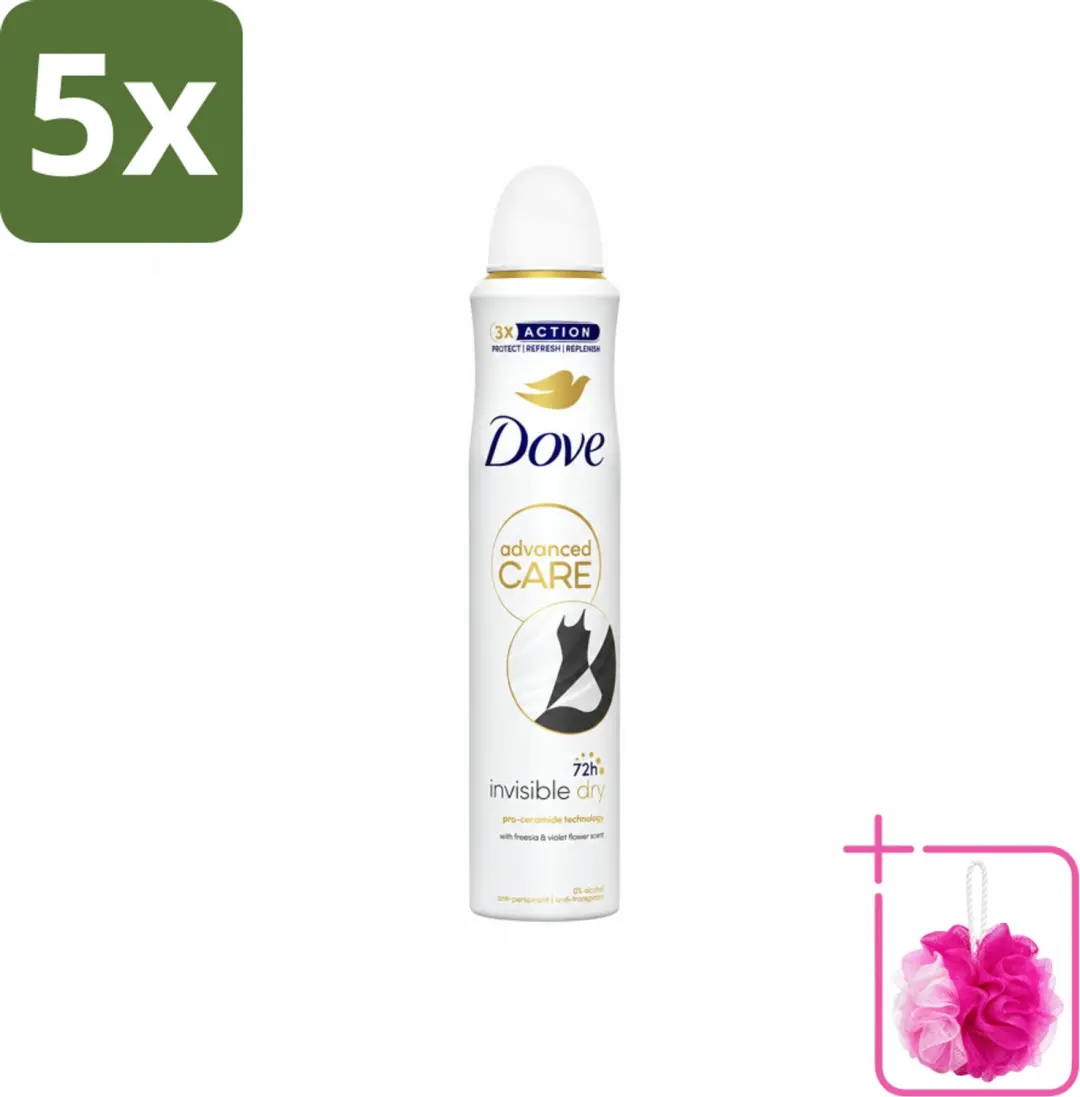 5 x Dove Deodorant Spray