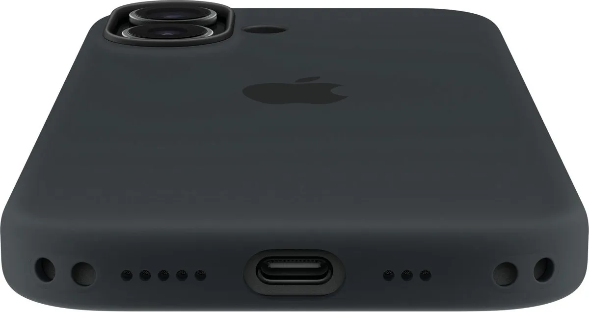 Apple iPhone 17 Siliconenhoesje MGF14ZM/A - MagSafe - Zwart