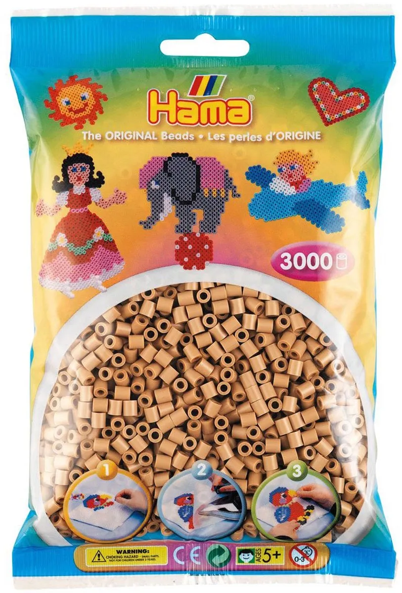 Hama Strijkkralen 3000st - Geelbruin